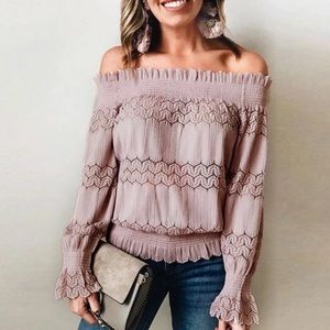 Off shoulder blouse